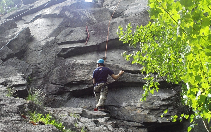 rock climbing for teens