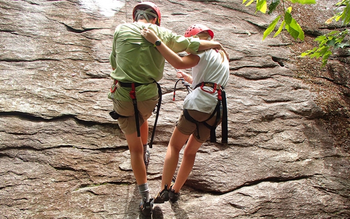 rock climbing for families