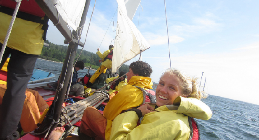 maine sailing for teens